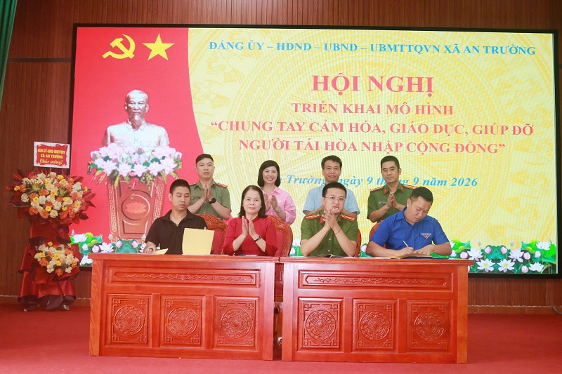 Xã An Trường triển khai mô hình “Chung tay cảm hóa, giáo dục, giúp đỡ người tái hòa nhập cộng đồng”